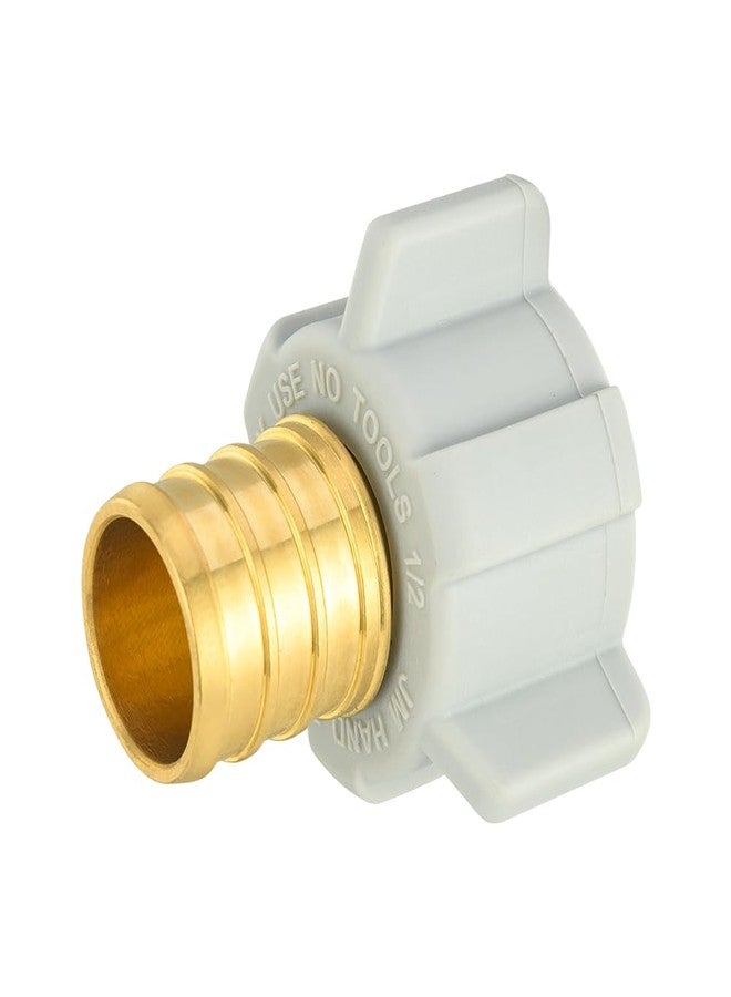 EFIELD (Pack of 2) EFIELD Pex 3/4" Pex x 1/2" Female NPT Swivel Adapter Barb Crimp Brass Pex Fittings, ASTM F1807 (2),(PEX1807305) - Image 3